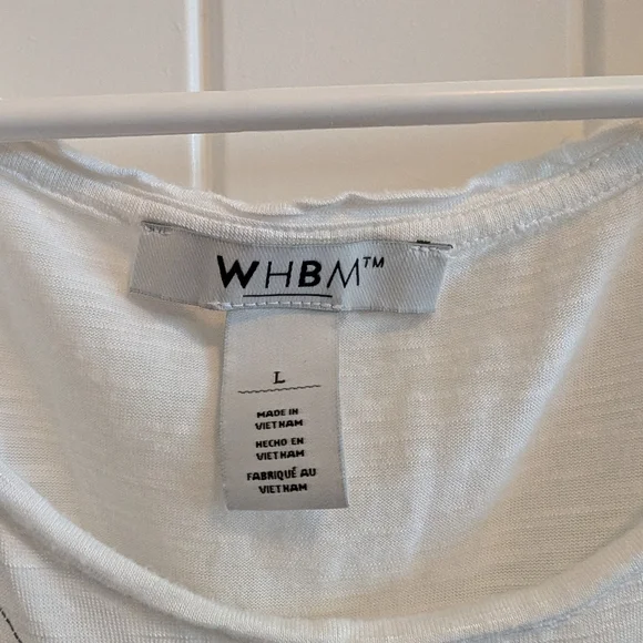 3 For $18 White House Black Market Ivory Top with Black Floral Design - Picture 2 of 4